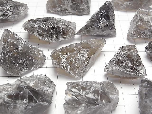 スモーキークォーツ 穴なしラフロック 300グラム サムネイル3