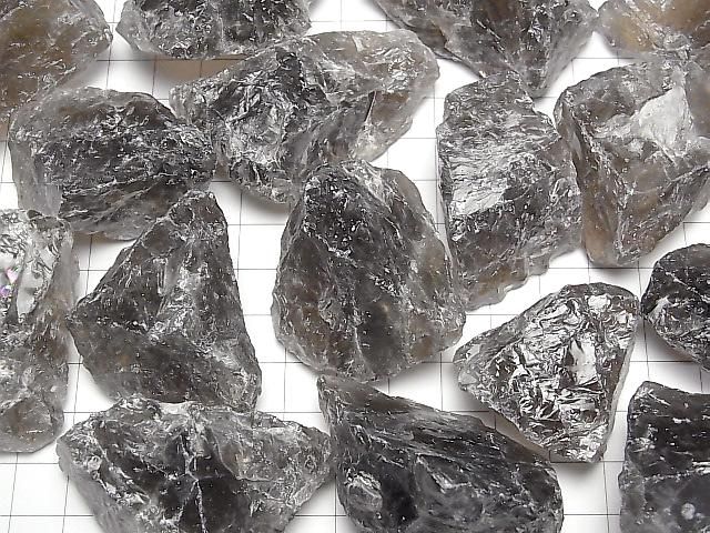 スモーキークォーツ 穴なしラフロック 300グラム サムネイル4