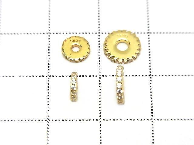 Silver925 ǥ 6mm8mm(ã) 18KGP 2 ͥ2