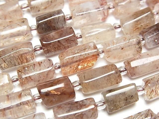 【動画】コッパールチルクォーツAA チューブカット 1連(約34cm)の画像