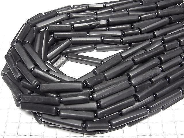 【動画】シュンガイトAAA チューブカット 1連(約34cm) サムネイル4