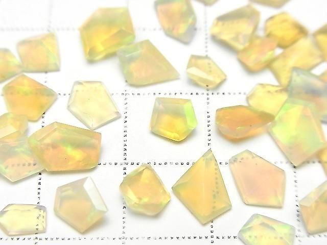 【動画】宝石質エチオピア産オパールAAA- ルース ファンシーシェイプファセットカット 10粒 サムネイル2