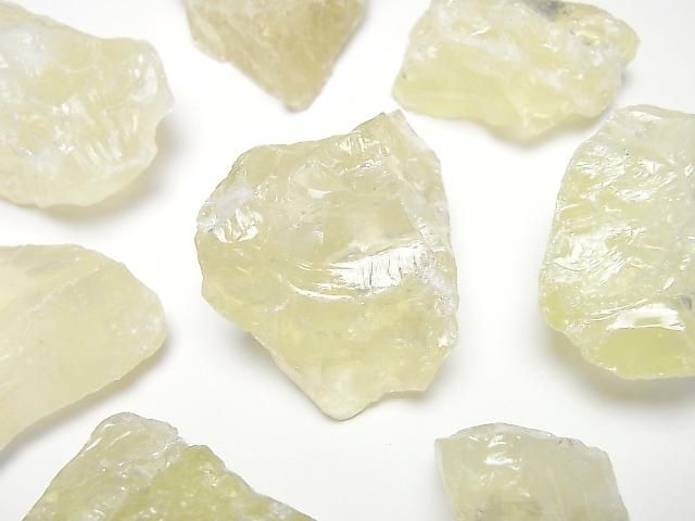 レモンクォーツ 穴なしラフロック 300グラムの画像