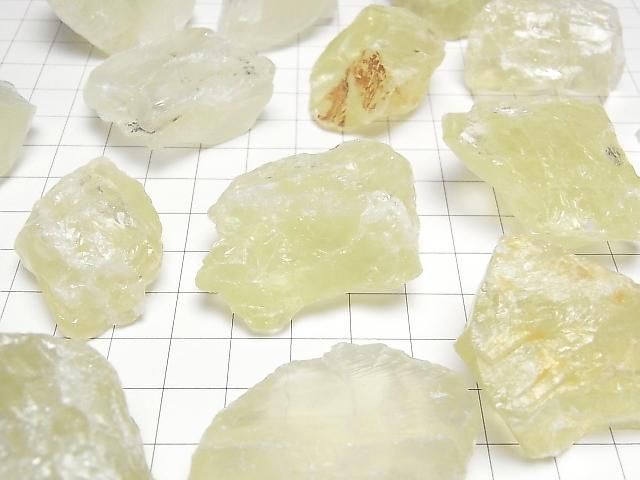 レモンクォーツ 穴なしラフロック 300グラム サムネイル3