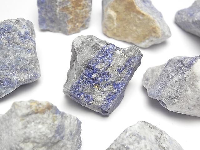 ラピスラズリ 穴なしラフロック 300グラムの画像