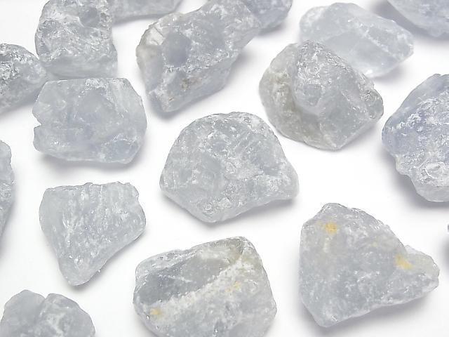 セレスタイト 穴なしラフロック 300グラムの画像