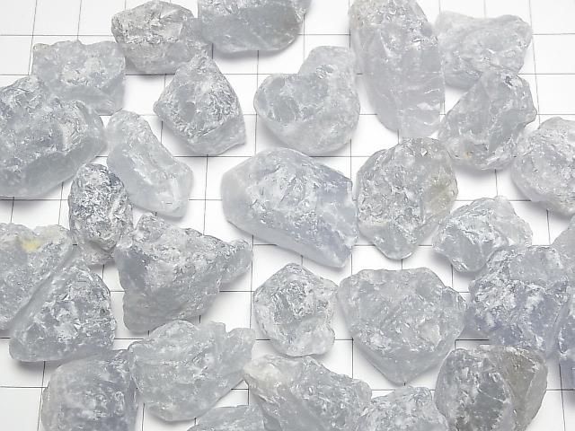 セレスタイト 穴なしラフロック 300グラム サムネイル4