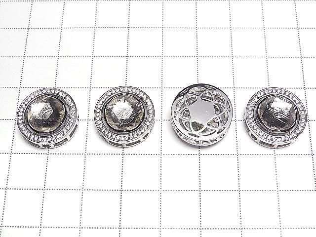 【動画】メテオライト(ムオニナルスタ隕石) 枠留めラウンド スルータイプ シルバー SILVER925製 サムネイル4
