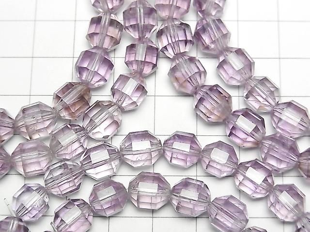 【動画】ライトカラーアメジストAAA- ダブルポイント チューブカット9×8mm 1連(ブレス) サムネイル3