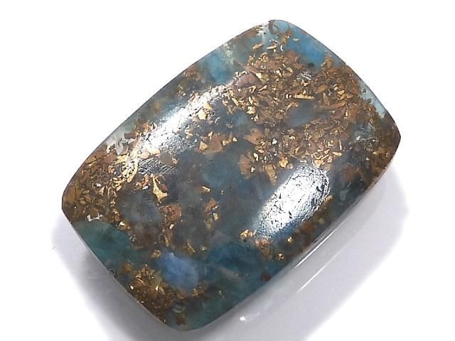 【動画】【1点もの】コッパーアパタイト カボション 1個 NO.19の画像