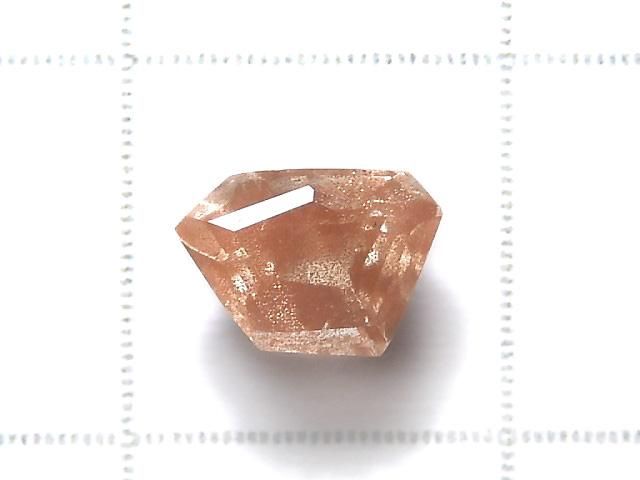 【動画】【1点もの】宝石質オレゴンサンストーンAAA- ルース ファンシーシェイプファセットカット 1粒 NO.501 サムネイル2