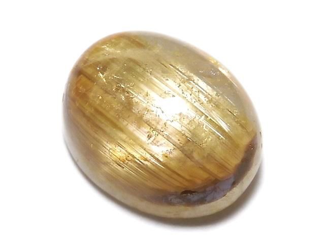 【動画】【1点もの】宝石質ルチルクォーツAAA カボション 1個 NO.131の画像
