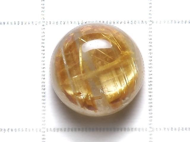 【動画】【1点もの】宝石質ルチルクォーツAAA カボション 1個 NO.134 サムネイル2