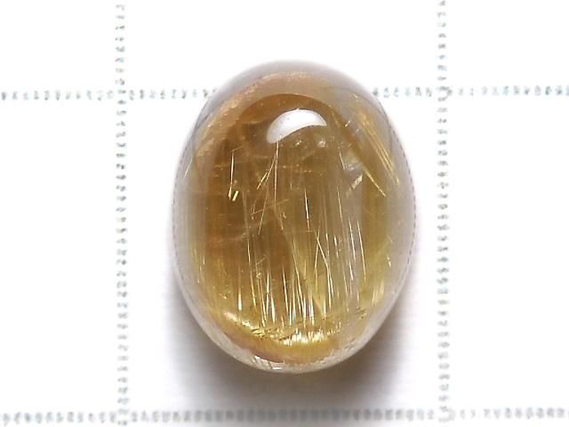 【動画】【1点もの】宝石質ルチルクォーツAAA カボション 1個 NO.136 サムネイル2