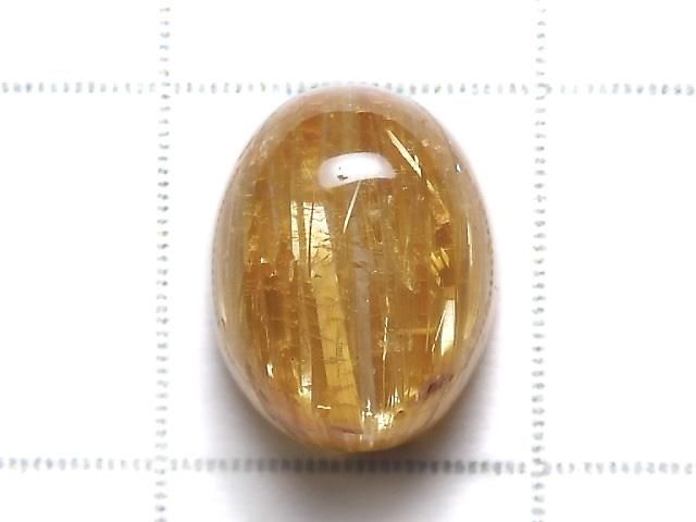 【動画】【1点もの】宝石質ルチルクォーツAAA カボション 1個 NO.137 サムネイル2