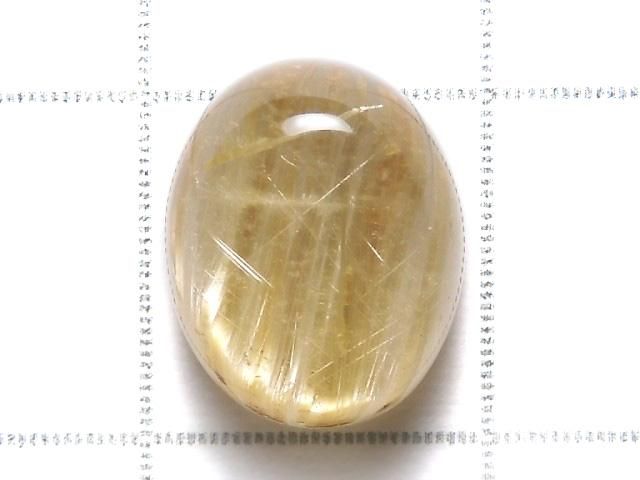 【動画】【1点もの】宝石質ルチルクォーツAAA カボション 1個 NO.138 サムネイル2