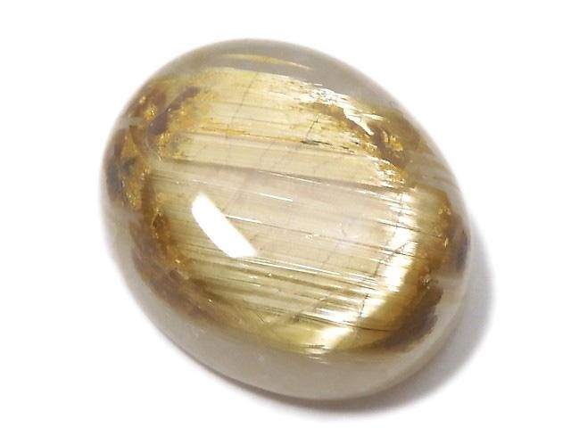 【動画】【1点もの】宝石質ルチルクォーツAAA カボション 1個 NO.140の画像
