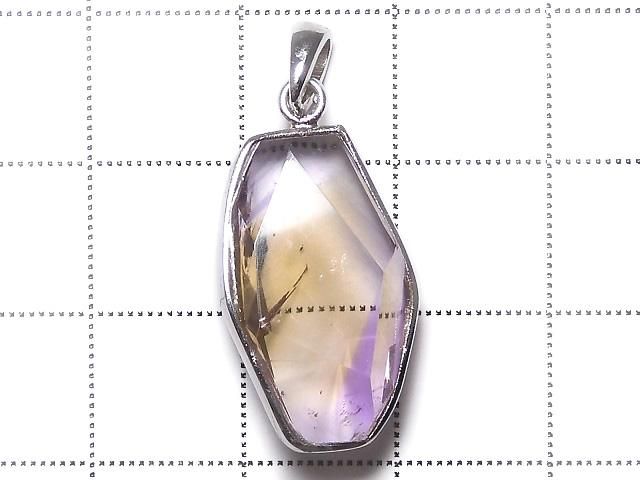 【動画】【1点もの】宝石質アメトリンAAA- カット入りペンダントトップ SILVER925製 NO.9 サムネイル2