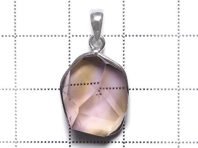 【動画】【1点もの】宝石質アメトリンAAA- カット入りペンダントトップ SILVER925製 NO.10 サムネイル2