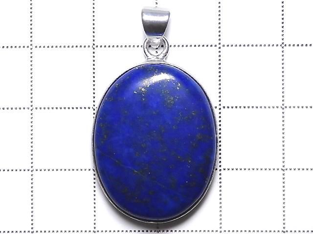 【動画】【1点もの】ラピスラズリAA++ ペンダントトップ SILVER925製 NO.101 サムネイル2