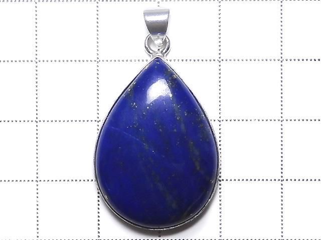 【動画】【1点もの】ラピスラズリAA++ ペンダントトップ SILVER925製 NO.104 サムネイル2