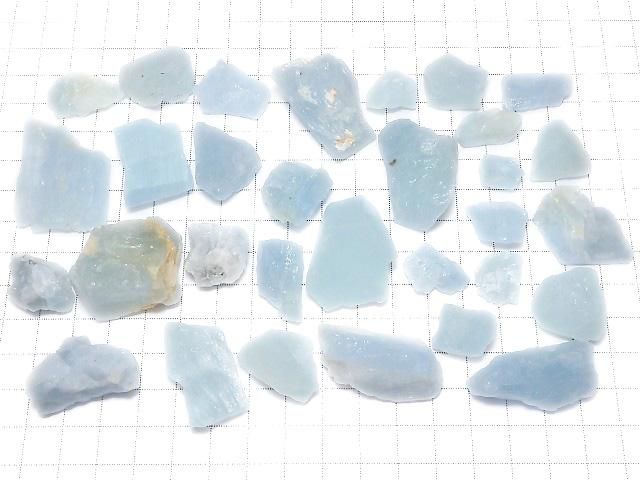 【動画】【1点もの】ヒマラヤアクアマリン ラフロック(原石) 31個セット NO.17 サムネイル2