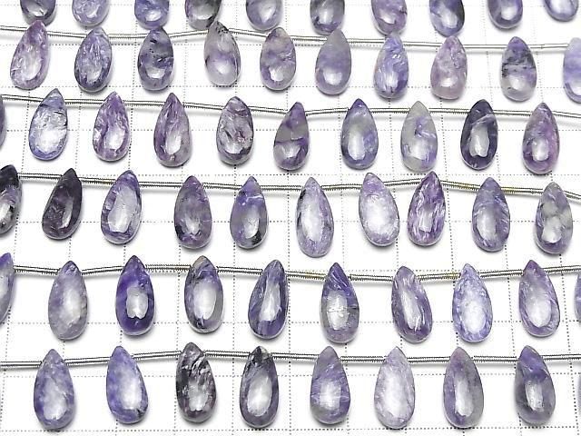【動画】チャロアイトAA++ ペアシェイプ(プレーン)15×7mm 1連(10粒) サムネイル4