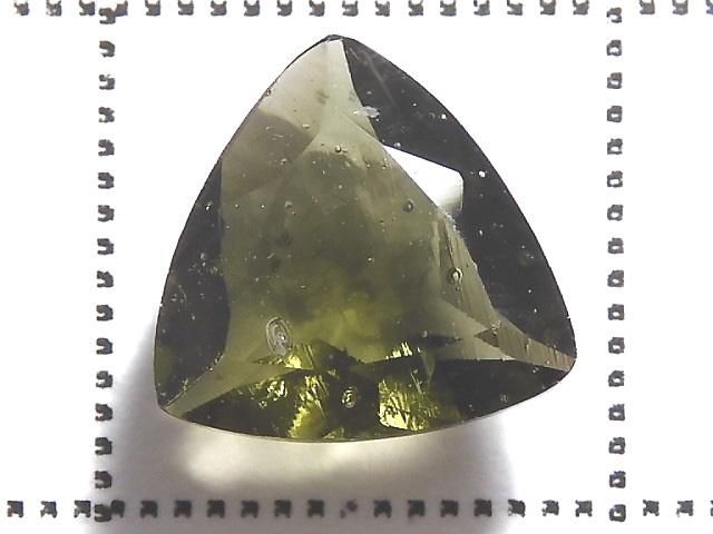 【動画】【1点もの】宝石質モルダバイトAAA ファセットカット ルース 1粒 NO.152 サムネイル2
