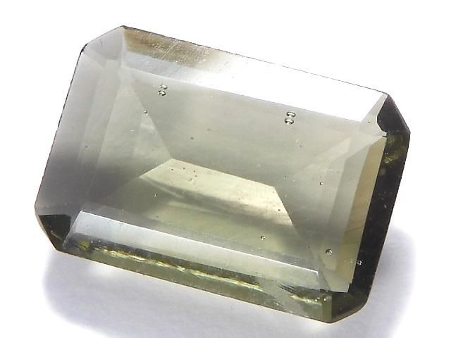 【動画】【1点もの】宝石質モルダバイトAAA ファセットカット ルース 1粒 NO.154の画像