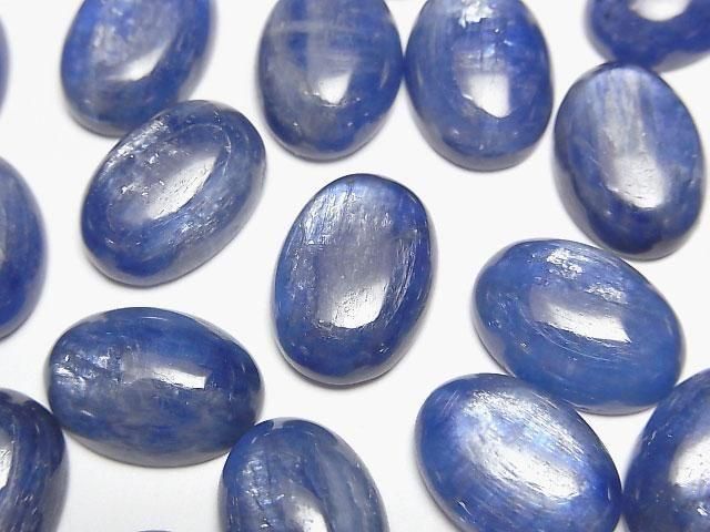 【動画】カイヤナイトAAA- オーバル カボション14×10mm 1個の画像