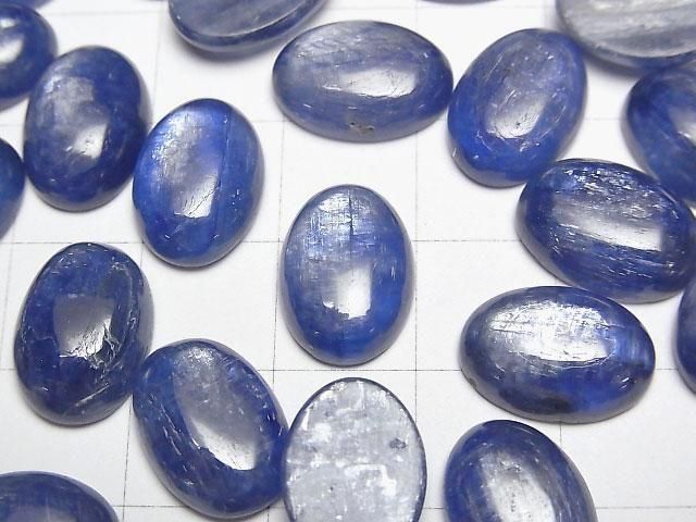 【動画】カイヤナイトAAA- オーバル カボション14×10mm 1個 サムネイル2