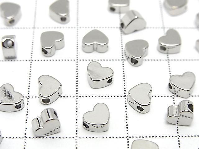 メタルパーツ ハートモチーフ5×6mm 貫通穴 10個 サムネイル3