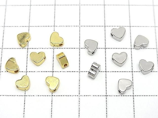メタルパーツ ハートモチーフ5×6mm 貫通穴 10個 サムネイル4