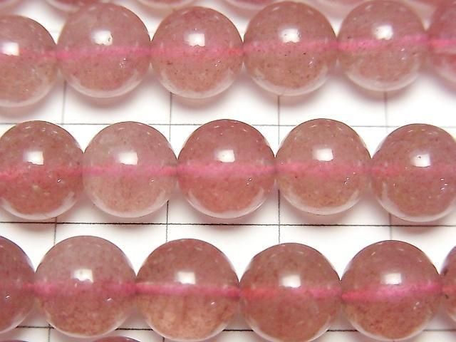 【動画】ピンクエピドートAA++ ラウンド8.5mm 1連(約36cm) サムネイル2