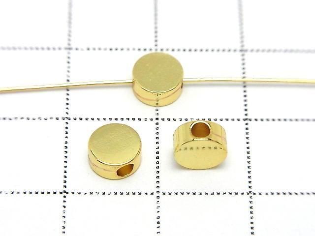 メタルパーツ コインモチーフ6×6mm 貫通穴 10個 サムネイル2