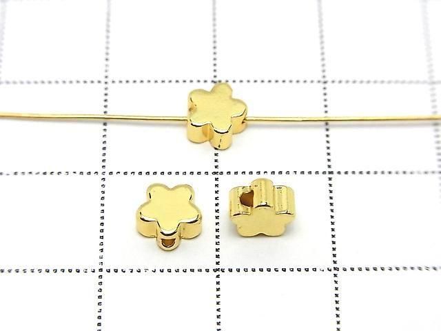 メタルパーツ フラワーモチーフ5.5×5.5mm 貫通穴 10個 サムネイル2