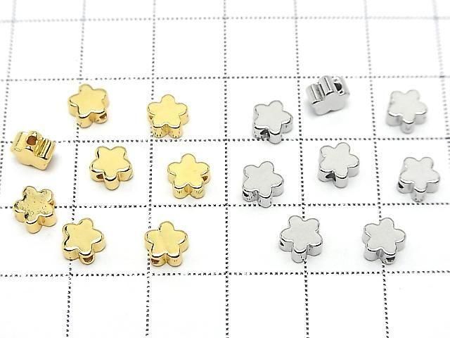 メタルパーツ フラワーモチーフ5.5×5.5mm 貫通穴 10個 サムネイル4