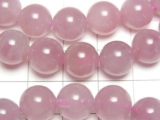 【動画】マダガスカル産ディープローズクォーツAA++ ラウンド10mm 1連(ブレス) サムネイル2