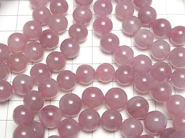 【動画】マダガスカル産ディープローズクォーツAA++ ラウンド10mm 1連(ブレス) サムネイル3