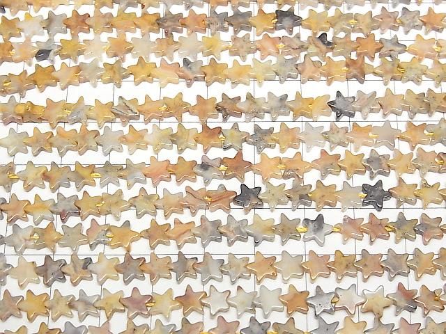 【動画】クレイジーレースアゲート スター(星)6×6mm 1連(約36cm) サムネイル3