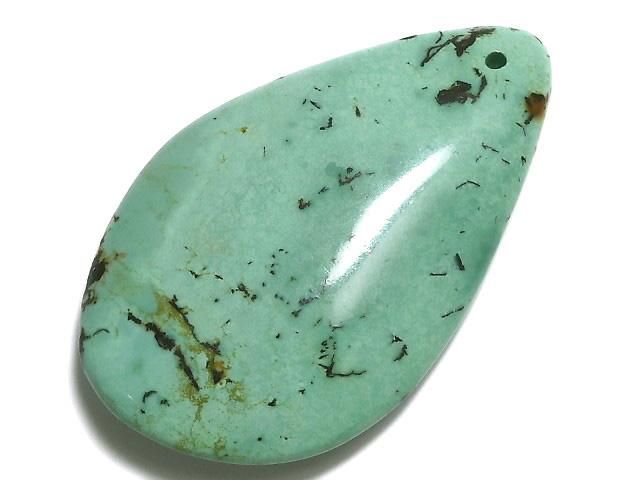 【動画】【1点もの】ターコイズ 穴あき 1個 NO.11の画像