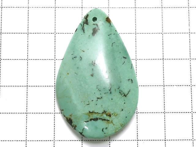 【動画】【1点もの】ターコイズ 穴あき 1個 NO.11 サムネイル2