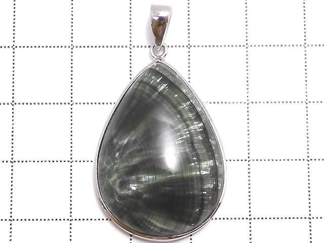 【動画】【1点もの】セラフィナイトAAA ペンダントトップ SILVER925製 NO.9 サムネイル2