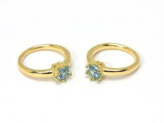 ưSilver925 饦 ٥ӡ 饦ɥեåȥå3.5mm(ã) ڥ֥롼 18KGP 1