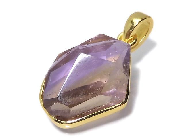 動画】【1点もの】宝石質アメトリンAAA- カット入りペンダントトップ