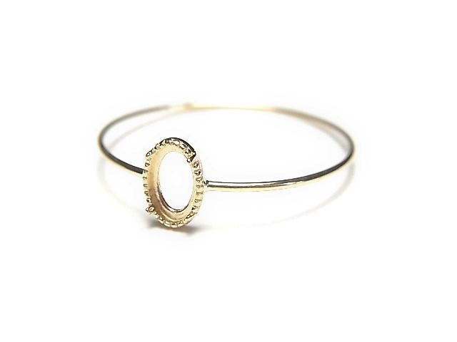 ��ư��ۡ��������ۡ�K10 Yellow Gold�ۥ�󥰶���(��α��)�����Х� ���ܥ����5��3mm�� �ߥ��Ǥ� 1��