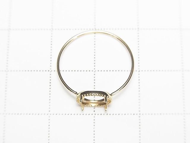 ��ư��ۡ��������ۡ�K10 Yellow Gold�ۥ�󥰶���(��α��)�����������Х� ���ܥ����7��5mm�� �ߥ��Ǥ� 1�Ĥβ���-2