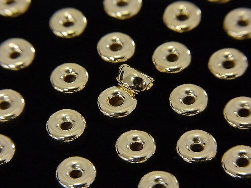 K14 Yellow Gold】 ロンデル 【2.5×1mm】【3×1.5mm】【4×2mm】【5×2.5