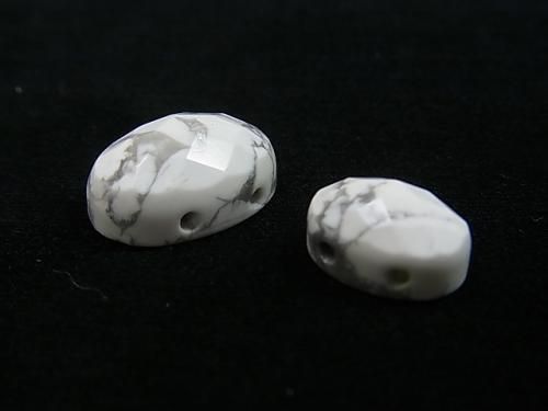 ハウライト 【二つ穴】カボションカット 【14×10】【18×13】 2個の画像