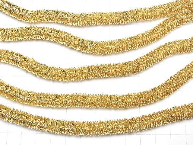 コッパー(銅) ビーズキャップ10×10×4mm 18KGP 1連(約18cm) サムネイル4